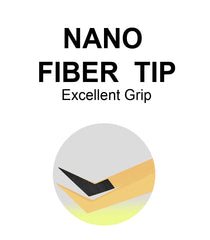 Professional Set Of 4 Diamond Grip with Fiber Tip Eyelash Extensions Tweezers Japanese Steel Lash Supply (Gold)