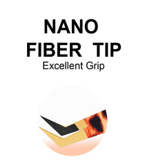 Professional Set Of 4 Diamond Grip with Fiber Tip Eyelash Extensions Tweezers Japanese Steel Lash Supply (Leopard)