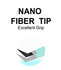 Professional Set Of 4 Diamond Grip with Fiber Tip Eyelash Extensions Tweezers Japanese Steel Lash Supply (Light Green)