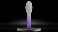 Zenova Elite Foot File – Surgical-Grade Stainless Steel Callus Remover for Clinics & Podiatrists, Autoclavable, Dual-Texture Coarse/Fine, Ergonomic Grip, Bundle with Warranty (SnowWhite) (Blooming Pink))